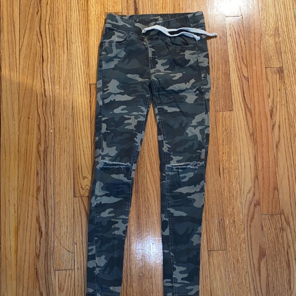 Camo Print Joggers